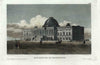 Washington D.C. Capitol Building c.1850 engraved city view beautiful hand color