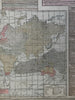 World Map Mercator Projection World Races Religions Population 1892 Tunison map