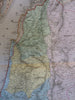 Holy Land Palestine Israel Sinai Jerusalem 1862 Andriveau-Goujon large map