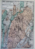 New Hampshire Huronian Period Glacial Deposits Geology 1874 lithographed map