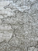 Kingdom of France Normandy Champagne Burgundy Provence Paris 1715 Sanson map