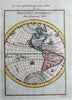 California as Island sailing ships New World North South America 1686 Mallet map