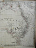 Australia Colonies New South Wales Tasmania West Australia 1849 Flemming map