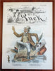 Puck U.S. Political Cartoons 1880s Politicians Lot x 10 F. Opper color prints