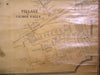 Dover Somersworth Rollinsford New Hampshire Great Falls 1851 Wall Map Rare