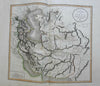 Persia Iran Iranian Plateau Caspian & Aral Seas Persian Gulf 1801 Cary folio map