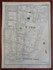 Bridgeport Connecticut 6th Ward 1873 F.W. Beers detailed city plan.