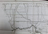 Missouri St. Louis Springfield 1845 USG antique early state survey map