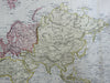 World Map Mercator's Projection Sea Lanes Shipping Routes 1882 Blackie map