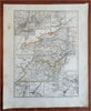 Mid-Atlantic States New York Pennsylvania Maryland Virginia c. 1850 Meyer map