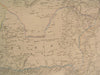 Persia Kabul Afghanistan Azerbaijan c.1842 antique huge nice hand color map