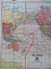 World Map on Mercator's Projection Interwar Years c. 1930's private promo map