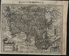 China Arabia Korea as island Alaska India Japan 1626 Purchas Hondius scarce map