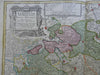 Electorate of Saxony Holy Roman Empire Circle Germany 1740 Homann decorative map