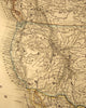 North America British Canada Mormon city named 1856 Leipzig rare antique map