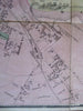 Shelburne Falls Franklin Co. Massachusetts 1871 Beers linen backed city plan