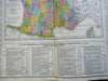 Napoleonic France Treaty of Paris 1820 Carey Kneass & Young map