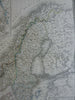 Kingdoms Sweden & Denmark Scandinavia Norway Finland Iceland 1837 Andriveau map