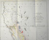 California U.S. Topographical Engineers Survey 1853 Williamson Expedition map