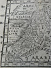 Middle East Holy Land Israel Palestine Syria Arabia 1579 Petri miniature map