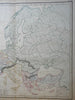 Europe in the 6th Century Migration Period Franks 1855 Philip Historical map