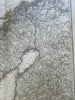 Eastern Europe Russia Scandinavia Ottoman Empire 1875 Stieler 6 sheet wall map