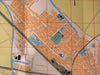 Utrecht Netherlands City Plan Newspaper Map 1954 large detailed map