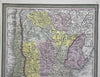 Chile Argentine Republic Rio de la Plata Buenos Aires 1850 Cowperthwait map
