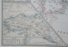 Asia Ottoman Empire Egypt India China Korea 1876 Otterloo scarce large Dutch map