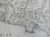 Kingdom of Piedmont c. 1850 detailed topographical map Alessandria Genoa Savoy