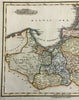 East Prussia German Confederation Pomeralia Danzig Kongisberg 1844-7 Walker map