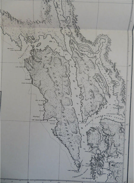 King George Archipelago Chatham Strait 1903 Hoen Edwards historical nautical map
