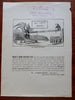 Wright's Indian Vegetable Pills c. 1880's pictorial advertising broadsheet