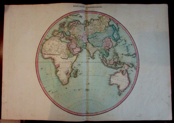 Eastern Hemisphere Africa Australia Asia Hindostan 1810 Pinkerton Dobson map