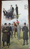 Male Fashion huge prints 1915 lot x 5 stylish suits Horse Racing Overcoats