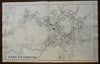 East Weymouth Massachusetts 1876 Norfolk county detailed city plan map