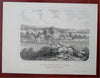 Brattleboro Vermont Insane Asylum Landscape View 1861 H.F. Walling print