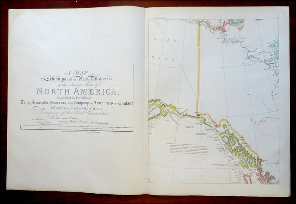Alaska British Columbia Alexander Williams Sound 1903 Arrowsmith / Hoen map