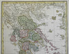 Ancient Greece Greek World Attica Epirus Euboea c. 1800 Wilkinson historical map