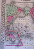 Mitchell 1867 antique World map Australia Lake Torrens hook Cooks ocean tracks