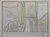 Windsor Bellow's Falls Vermont 1861 Landscape View & Geological Terraces map