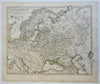 Russian Empire Scandinavia Sweden Norway Prussia 1855 fine detailed map