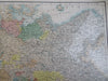 German Confederation Austria Prussia Bavaria Saxony c. 1855-60 Fullarton map