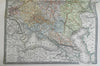 Russian Empire Finland Ukraine Perm c. 1830's Brue large detailed map hand color