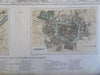 Northern Germany Coblenz Hamburg Cologne Leipzig Dresden c 1855-60 Fullarton map