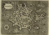 Minorca Menorca Balearic Island 1620 Porcacchi map eight sea monsters miniature