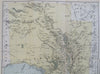 South Australia tracks of explorers shown 1893 Stanford map