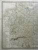 German Confederation Austrian Empire Bohemia Bavaria 1830 Lapie large folio map