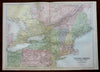 New England Eastern Canada New York Pennsylvania Ohio 1876 A. & C. Black map