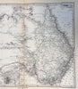 Australia Queensland New South Wales Port Jackson Sydney 1880 Petermann map
